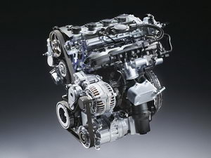 
Vue du moteur V6 de l'Audi A3 Sportback 3.2 Quattro.
 